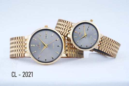 Cillex Couple Watch Round Dial