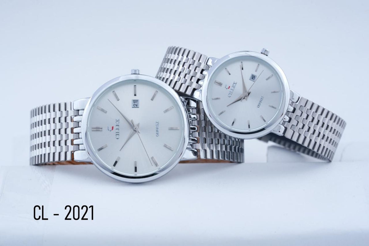 Cillex Couple Watch Round Dial