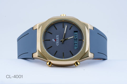 Cillex Strap watch digital with analog watch