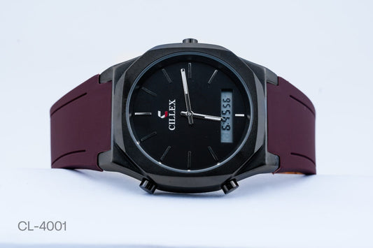 Cillex Strap watch digital with analog watch