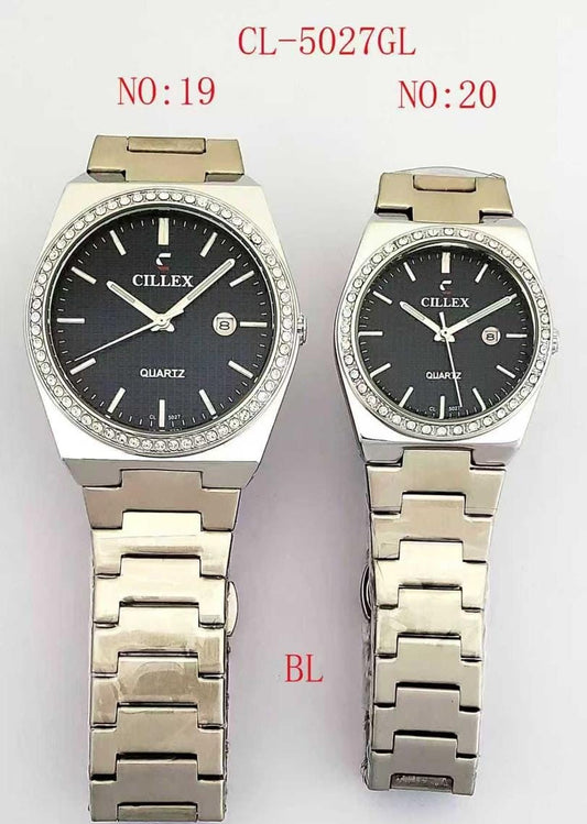 Cillex Couple Watch Round Dial