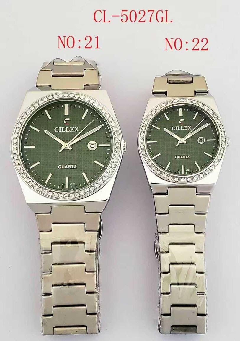 Cillex Couple Watch Round Dial