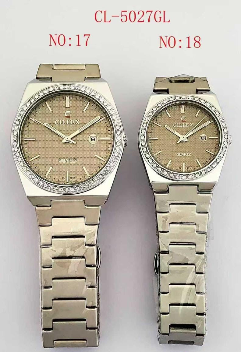 Cillex Couple Watch Round Dial