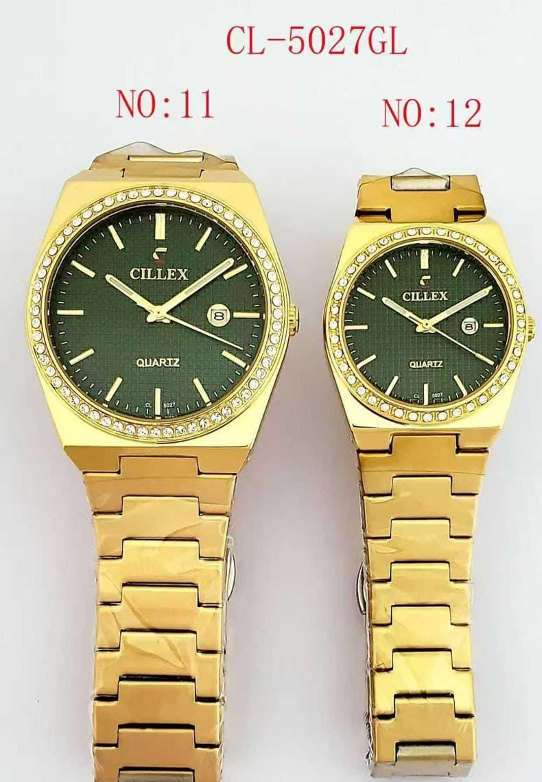 Cillex Couple Watch Round Dial