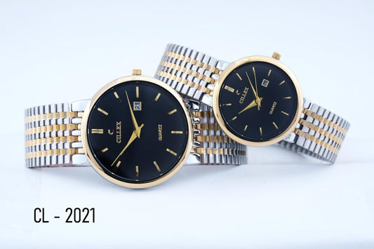 Cillex Couple Watch Round Dial