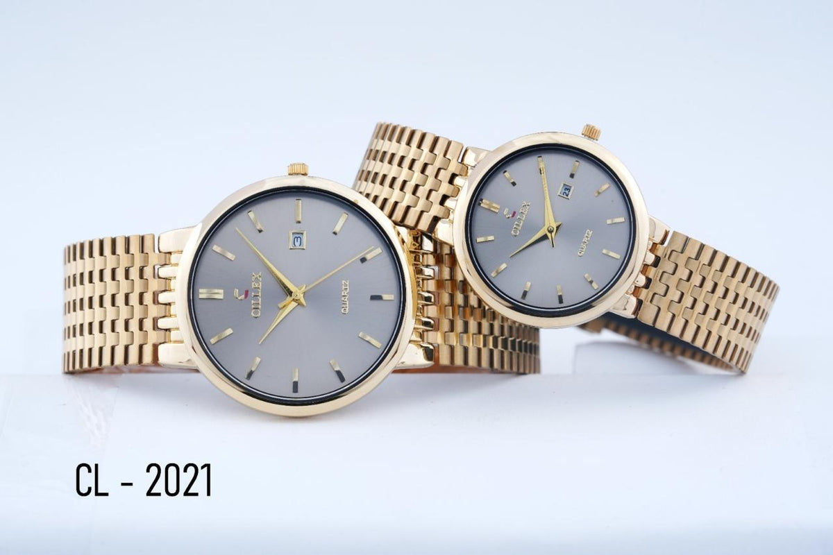 Cillex Couple Watch  Round Dial