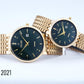 Cillex Couple Watch  Round Dial