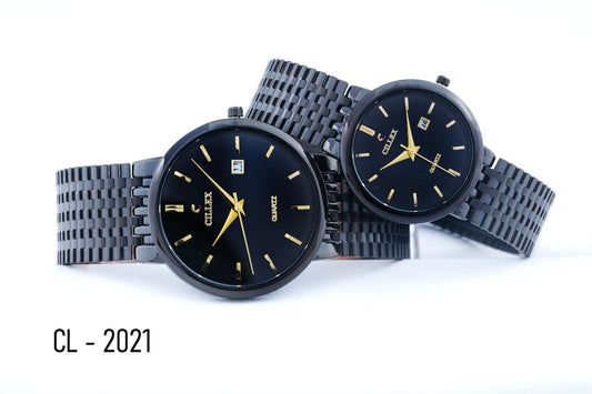 Cillex Couple Watch  Round Dial
