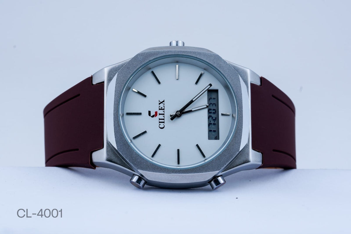 Cillex Strap watch digital with analog watch