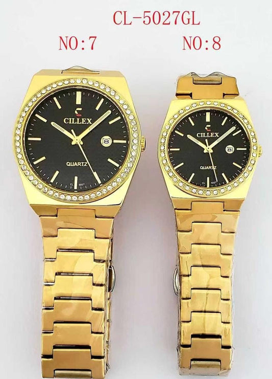 Cillex Couple Watch  Round Dial
