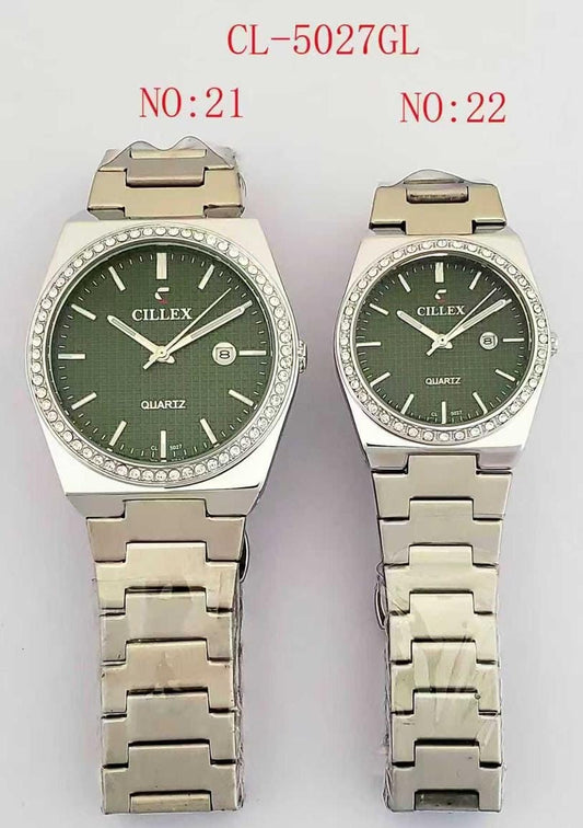 Cillex Couple Watch  Round Dial