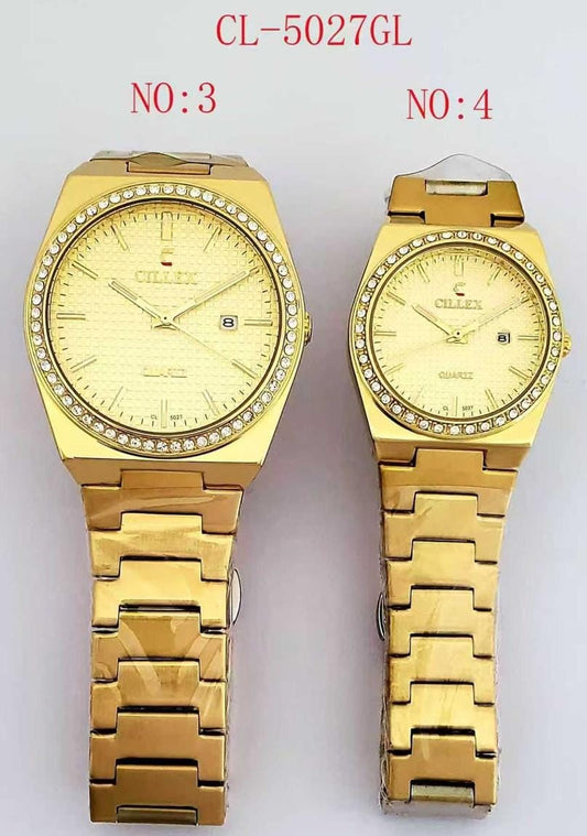 Cillex Couple Watch  Round Dial