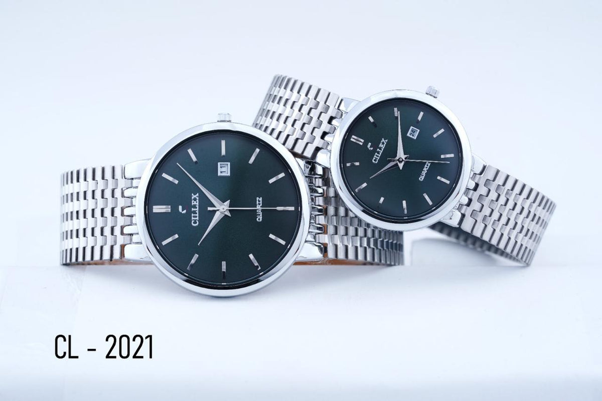 Cillex Couple Watch  Round Dial