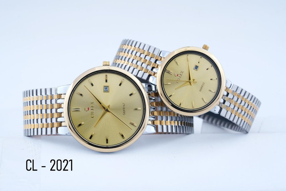 Cillex Couple Watch  Round Dial