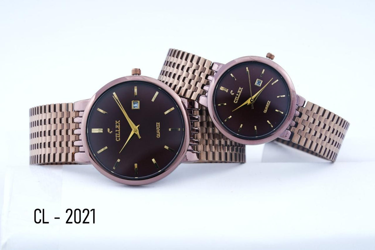 Cillex Couple Watch  Round Dial