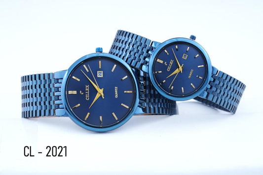 Cillex Couple Watch  Round Dial