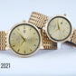 Cillex Couple Watch  Round Dial