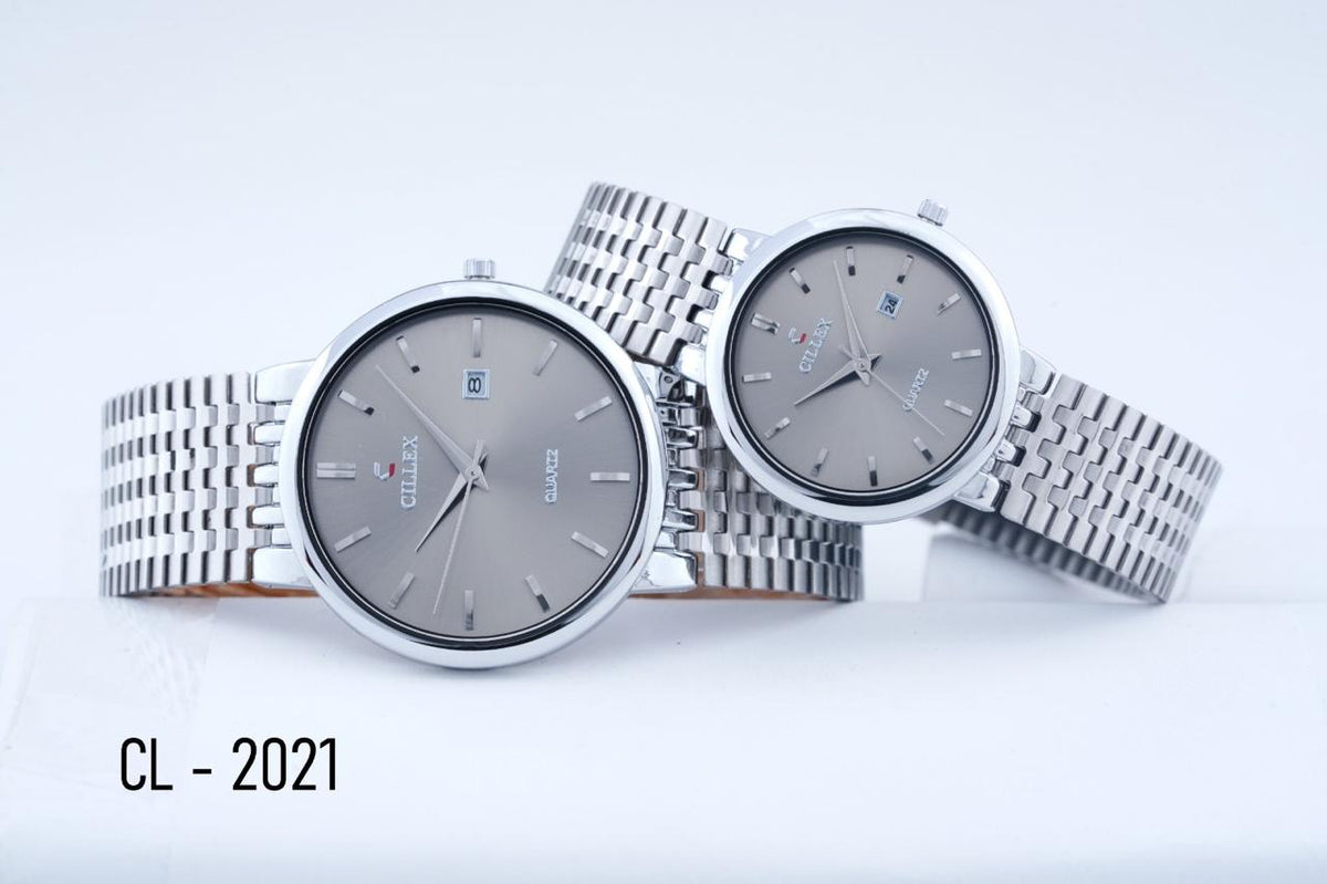 Cillex Couple Watch  Round Dial