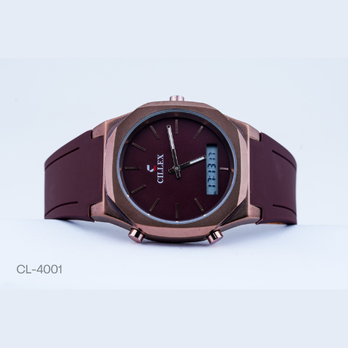 Cillex Strap watch digital with analog watch
